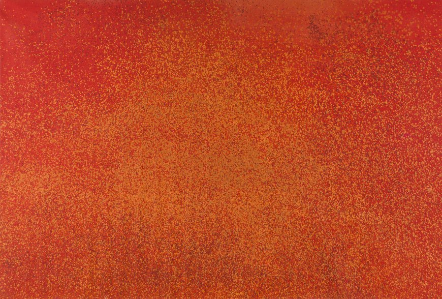 Untitled (Red/Yellow Deluge painting)