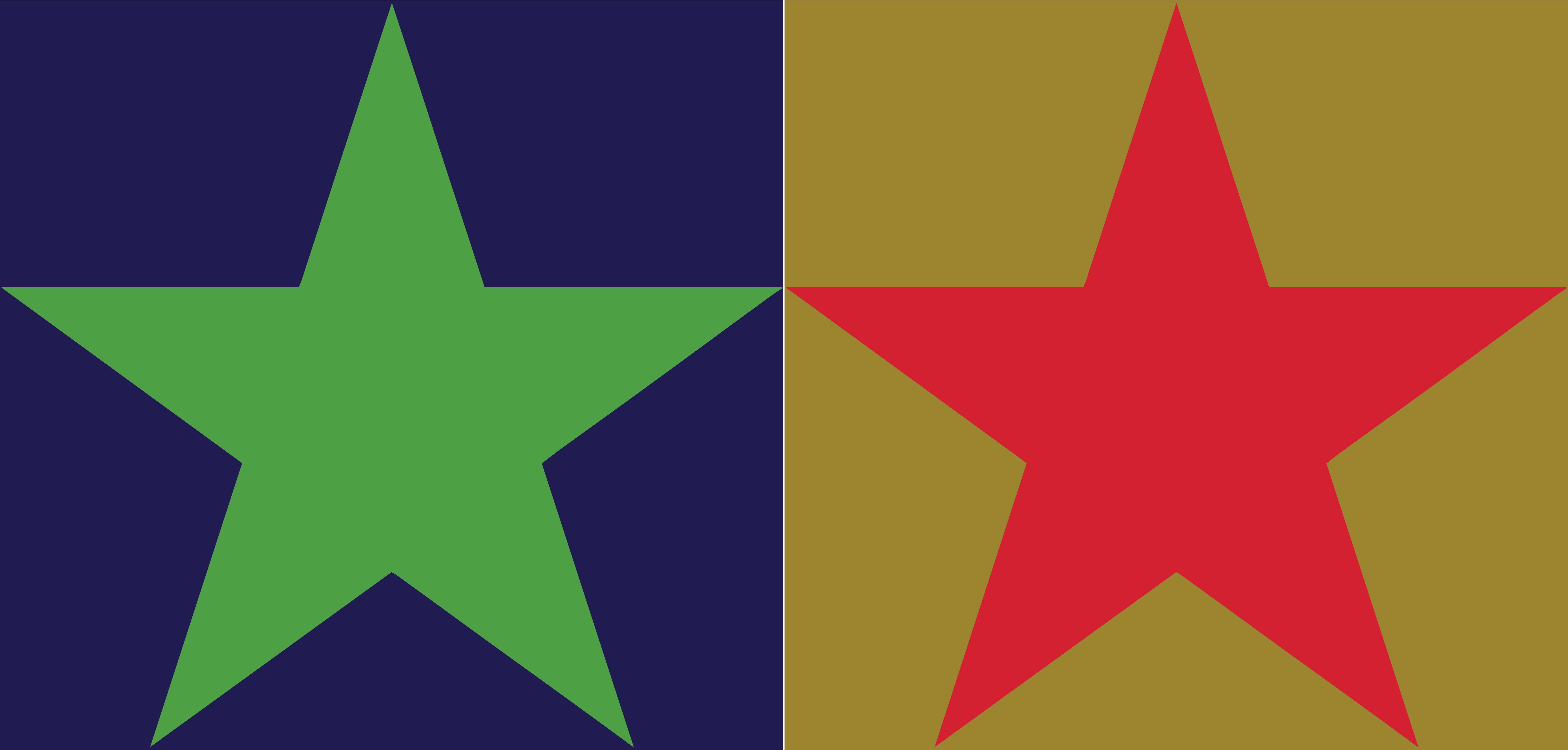 Star (112 C, 362 C, 274 C, 186 C)