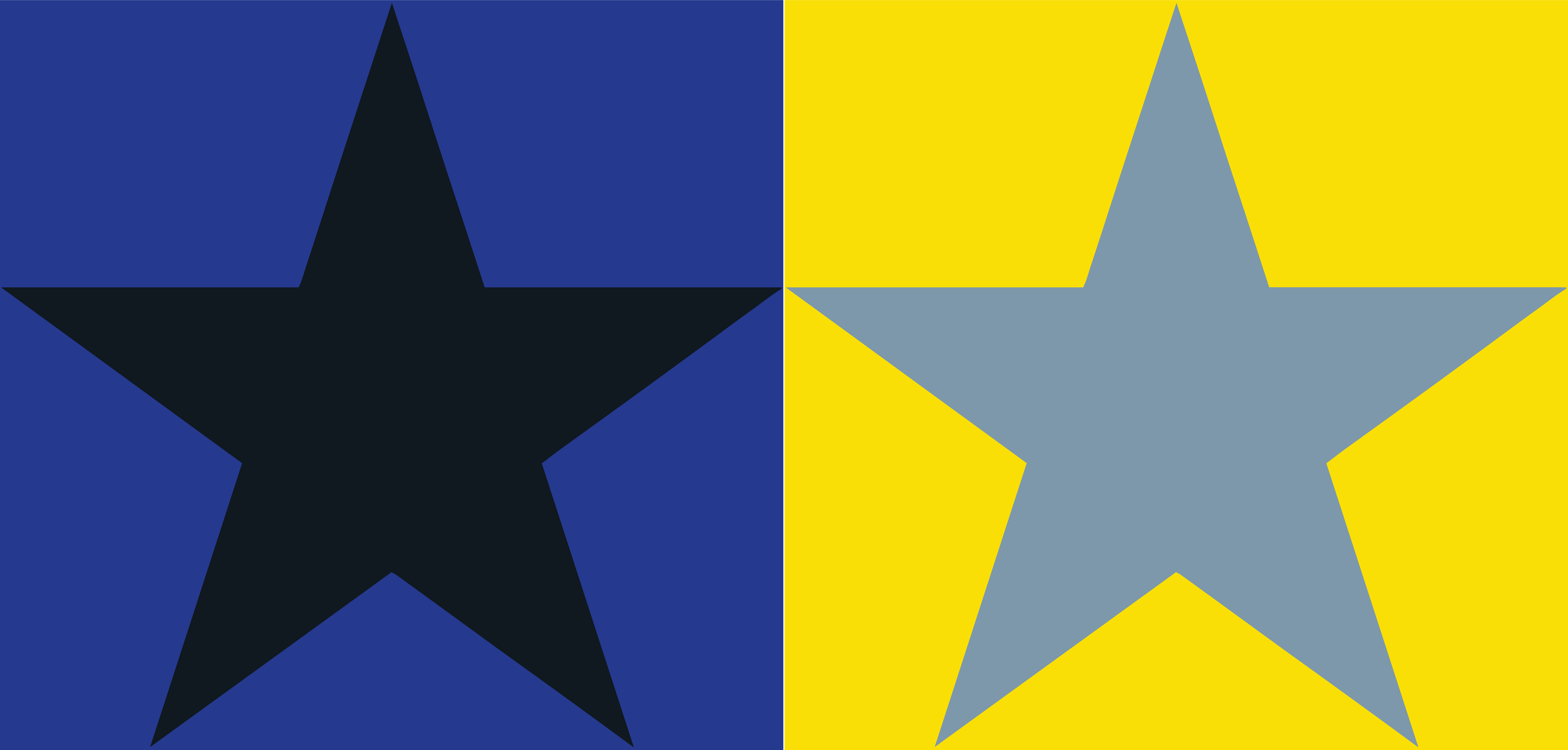 Star (Yellow C, 5425, Dark Blue C, Black 6C)